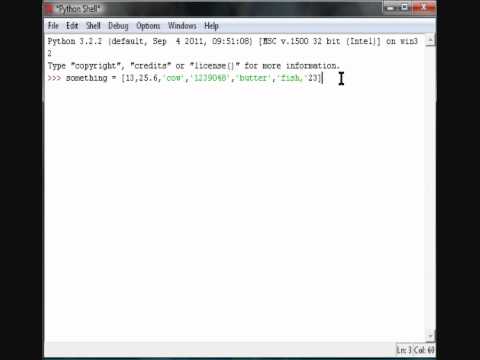 Python Tutorial 5 - Lists