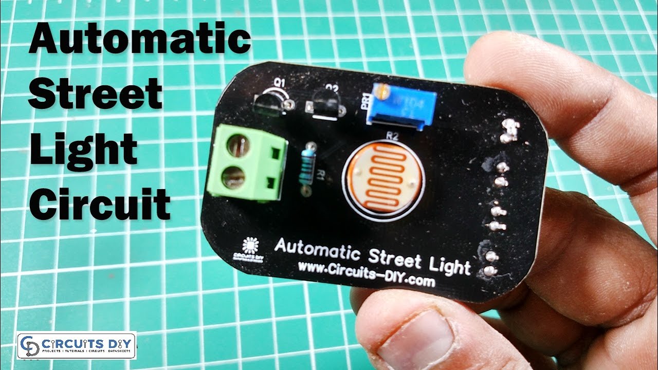 Automatic Street Night Light Circuit Using LDR - YouTube