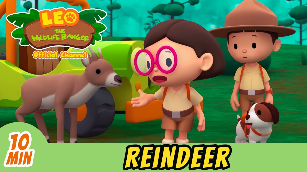 The Reindeer | Santa's Happy Helper! | Full Episode | Leo the Wildlife ...