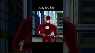 flash is way too fast #shorts #flash #animation #animated #hollywood #cartoon #justiceleague