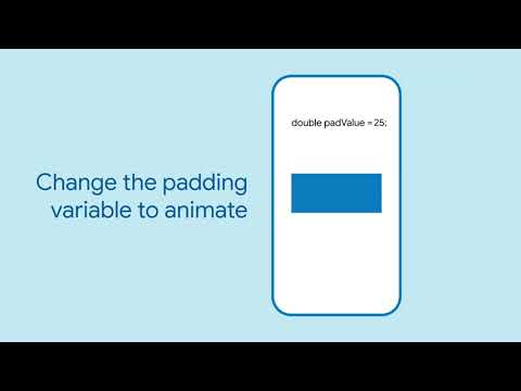 AnimatedPadding Flutter Widget of the Week