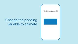 AnimatedPadding Flutter Widget of the Week