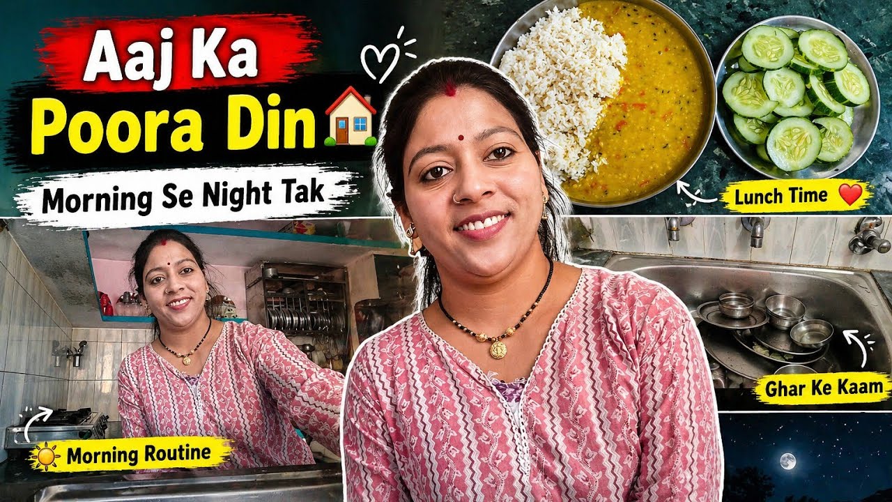 Aaj Ka Poora Din 🏡 Morning Se Night Tak | Riya Uttarakhandi Vlog - YouTube