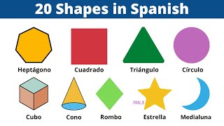 Spanish Vocabulary: Geometric Shapes!