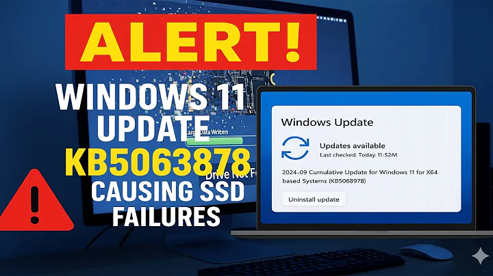 Windows 11 Update Causing SSD Failures How to Fix or Roll Back! (KB5063878)