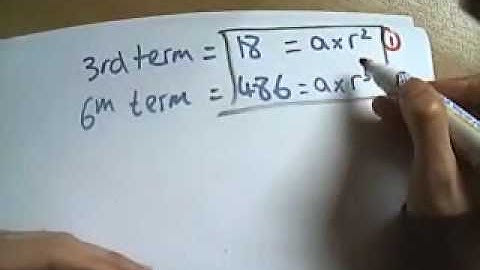 Intro to Geometric series part 2