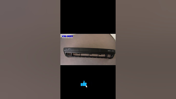 Turn signal smoked for big bumper golf jetta mk2