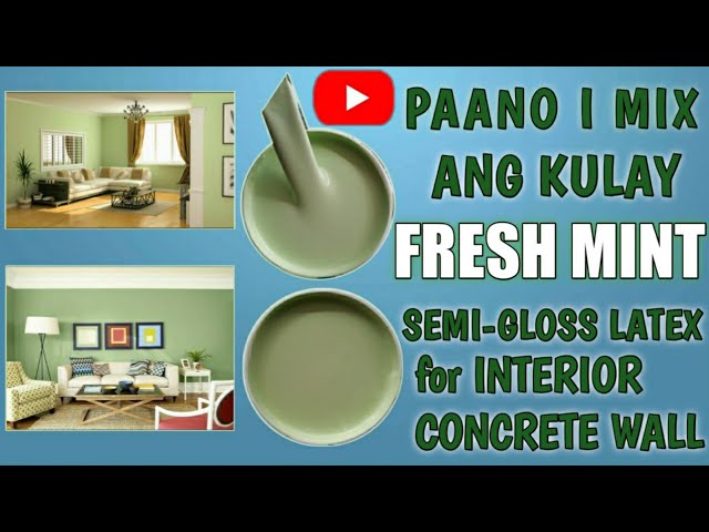 paano mag timpla Ng sage green paint /how to mix sage green paint  @bossspeedthepainter 