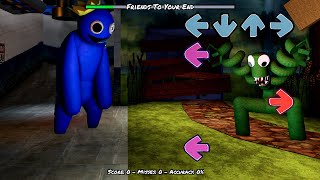 Blue Vs Green Rainbow Friends Friday Night Funkin Mod Roblox