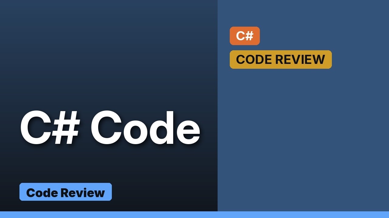 Code Review: TreeView class in WPF class - YouTube