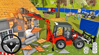 Destroying Old House with Heavy Excavator - Construction Simulator 2022 - Android Gameplay screenshot 5