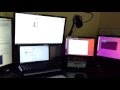 1 multiscreens work station setup