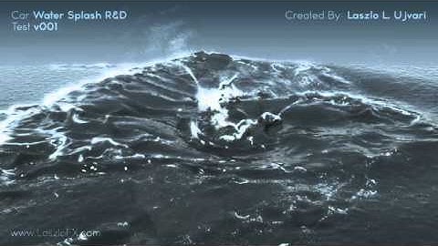 Car Water Splash R&D - Houdini FLIP Fluid