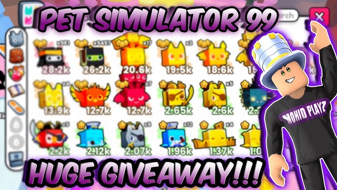 😱This *SECRET CODE* GIVES FREE HUGE PETS in Pet Simulator 99 