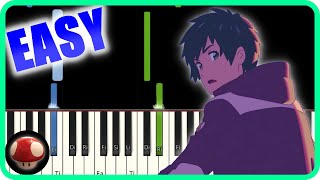 Nandemonaiya - Your name(kimino na wa) - EASY Piano Tutorial(Synthesia) by TAM chords