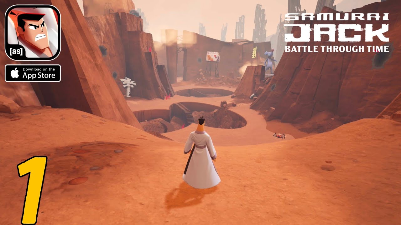 Samurai Jack: Battle Through Time | Chapter 1 Aku's Mines | Walkthrough Part 1 | Apple Arcade