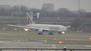 Qatar Cargo Boeing 777-F From Amsterdam to Doha