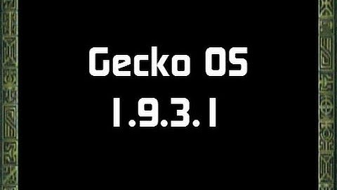 [Hack Wii Games] Gecko OS 1.9.3.1 Tutorial
