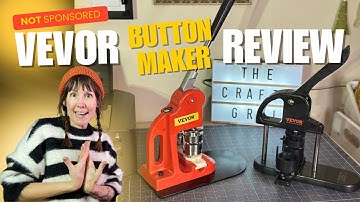 Unsponsored Review for Vevor Button Maker 3 in 1- 2024 #vevorbuttonmaker
