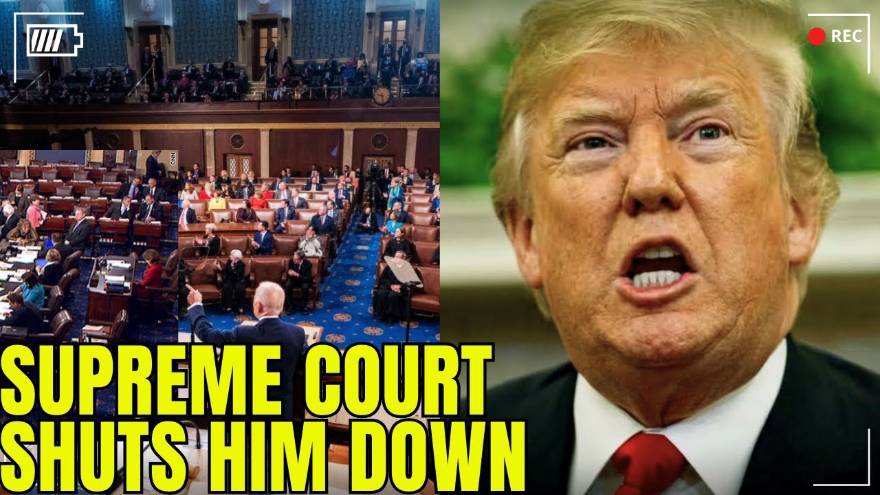 Верховный суд публично резко осудил Трампа.