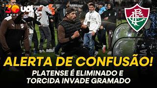 FLUMINENSE BATE PLATENSE E ESTÁ NA SEMI DA LIBERTADORES; FINAL DE JOGO É MARCADO POR BRIGA E INVASÃO