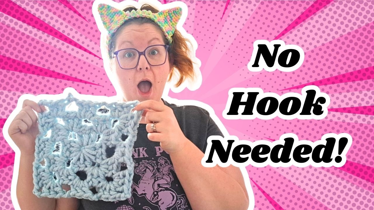 Вязание крючком бабушкиных квадратов — потрясающие результаты без крючка!