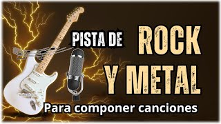 🔥 Pista de ROCK & METAL para Componer e Improvisar | Guitarra Poderosa y Riffs Épicos 🎸⚡