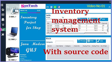 java inventory management system lesson series with source code #01 - complete tutorial step by step