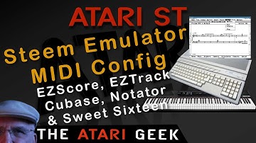 Atari ST Steem Emulator - Connecting & Using a MIDI Device in 2023