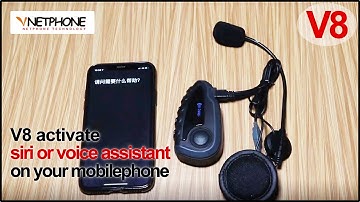VNETPHONE V8 | V8 activate siri or voice assistant on your mobilephone