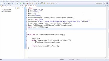 2  Making a request to Xampp server and processing JSON Array and images   Part II