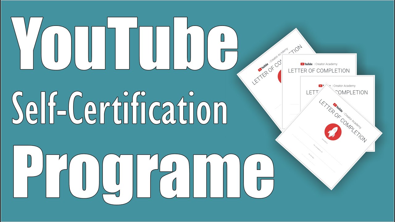 YouTube Self-Certification Program For You | Tips and Tricks info - YouTube