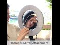 How to attach a mirror and stand to your socialite ring light