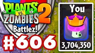 BATTLEZ! New High Score! 3.7 Million! - Plants vs. Zombies 2 - Gameplay Walkthrough Part 606