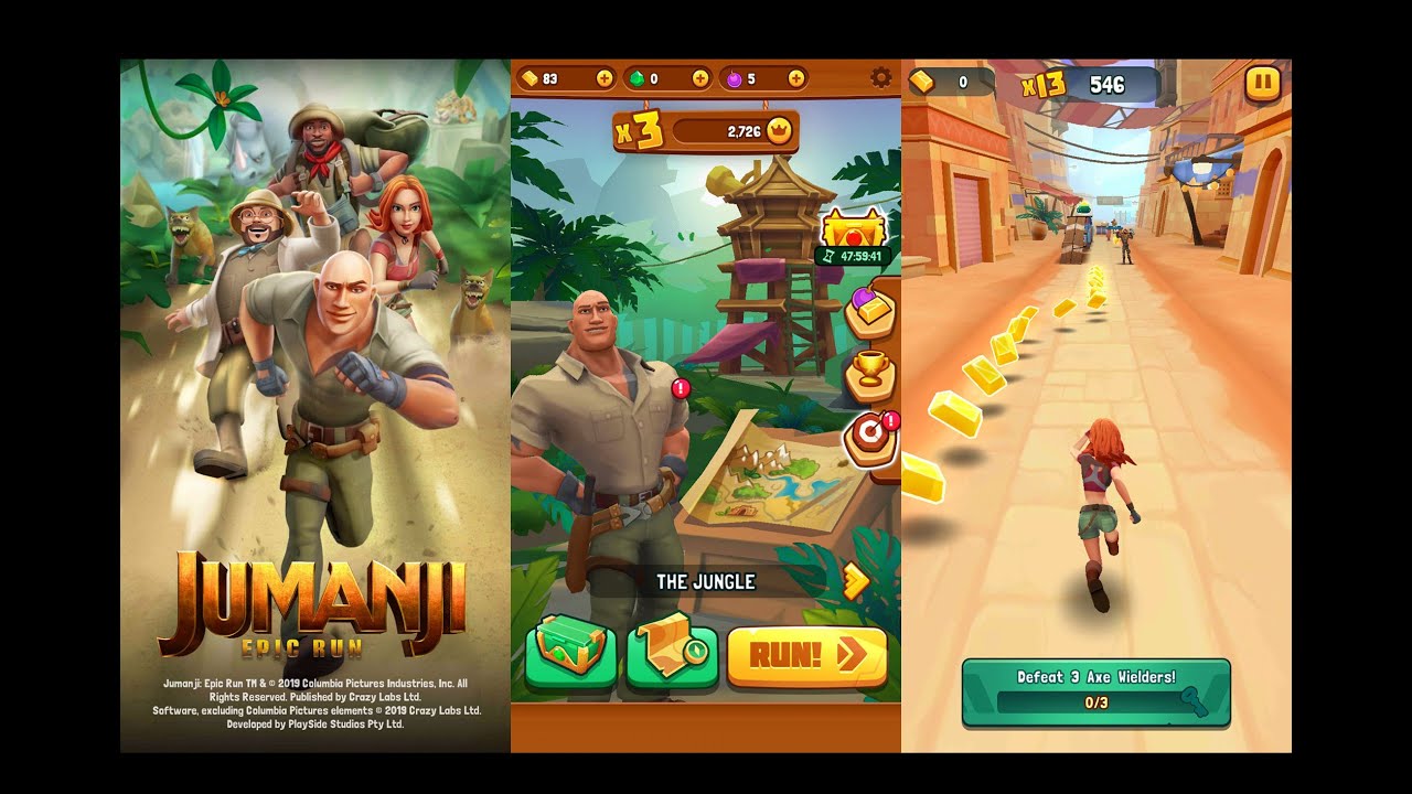 How to play jumanji epic run YouTube
