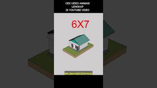 Desain rumah minimalis 6X7