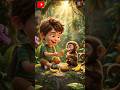 🐒 বানরটা ব্যাগ চুরি করেছিল… তারপর যা হলো! 😲#aistory #banglagolpo # #phonk #shorts #monkeystory