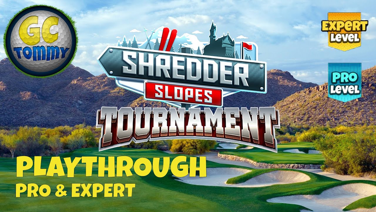 Golf Clash, Playthrough, Hole 1-9 – PRO & EXPERT, Shredder Slopes Tournament!