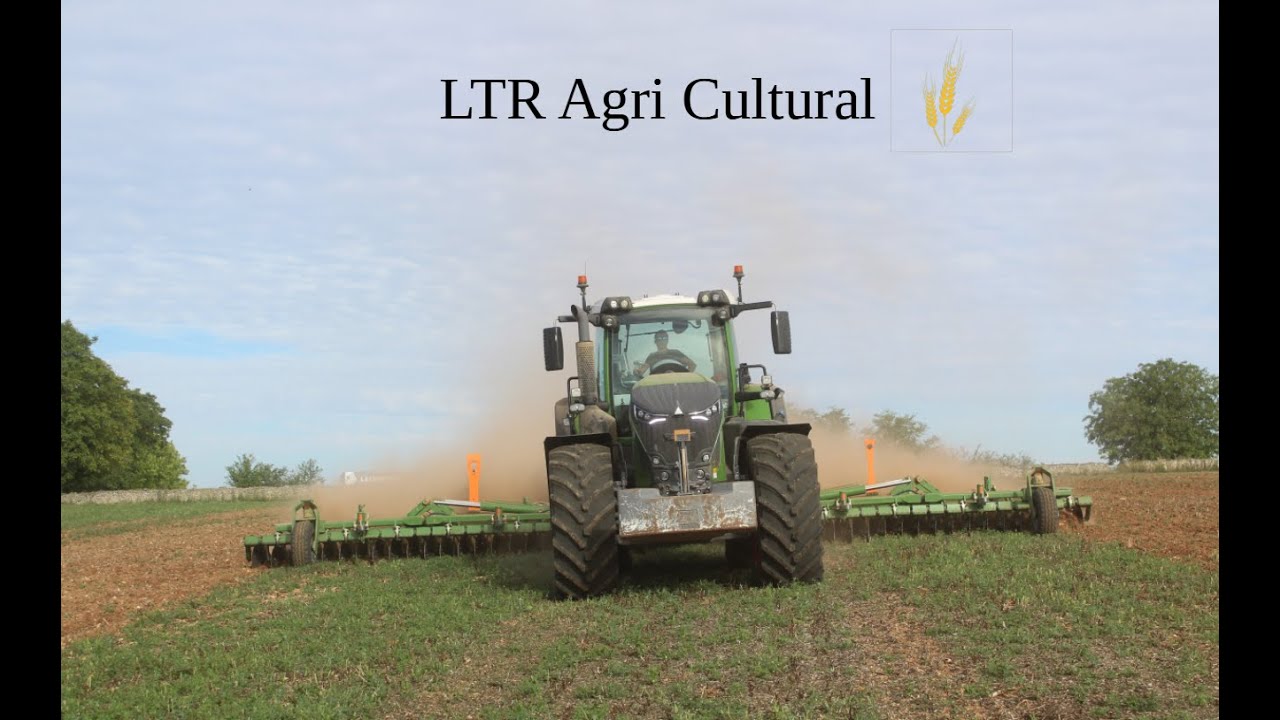 XL Déchaumage 2022 ! Fendt 942 s5 gen 6 & amazone catros 12 mètres !