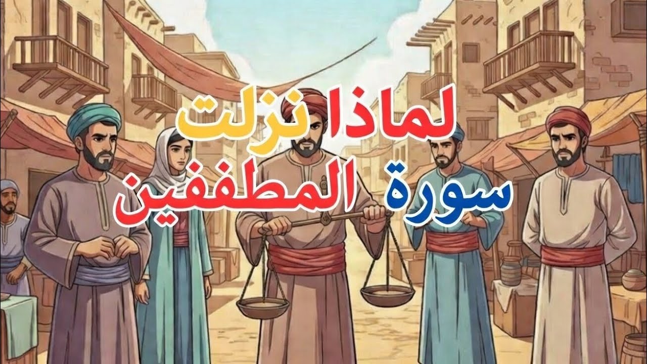 لماذا نزلت سورة المطففين 