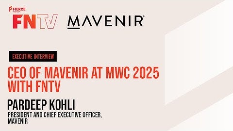 CEO of Mavenir at MWC 2025 with FNTV