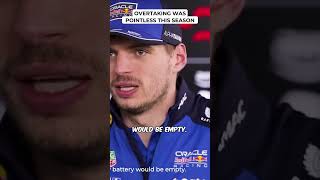Overtaking Was Pointless This Season