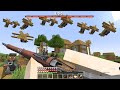 DEFENDING VILLAGE DURING WORLD WAR PILLAGER USING WORLD WAR I WEAPONS IN MINECRAFT