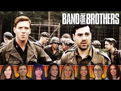 Reactors Reactions to EASY COMPANY FINDS CONCENTRATION CAMP | Band of Brothers 1x9