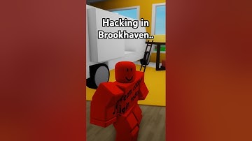 Hacking Brookhaven #roblox #brookhaven #hacker #shorts