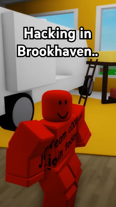 Hacking Brookhaven #roblox #brookhaven #hacker #shorts
