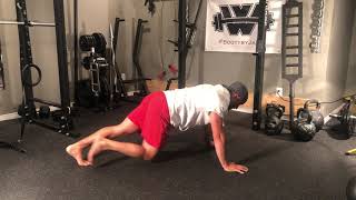 Plank w Glute Kickback