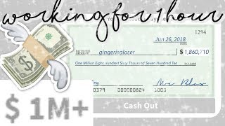 Bloxburg: !!GET 1M QUICK!! Working for One Hour! Bloxburg: !!GET 1M QUICK!! Working for One Hour!