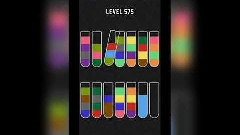 Water sort puzzle level 575
