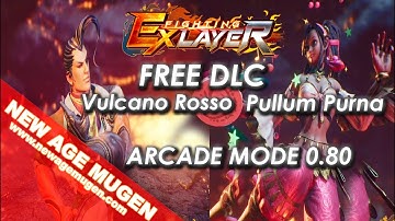 Fighting EX Layer : Free DLC  "Vulcanno Rosso & Pullum Purna"Arcade Mode ver0.80"
